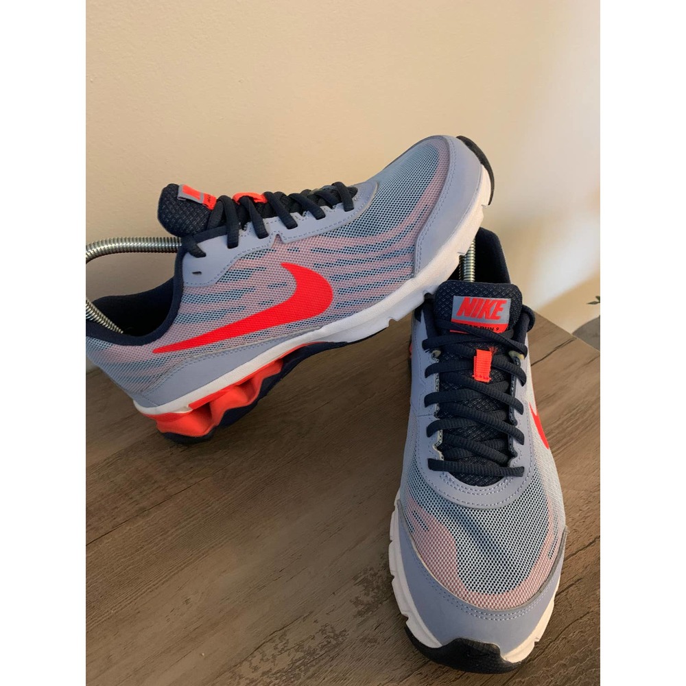 Nike reax run 9running walking shoe size 9 653612–401 blue Orange